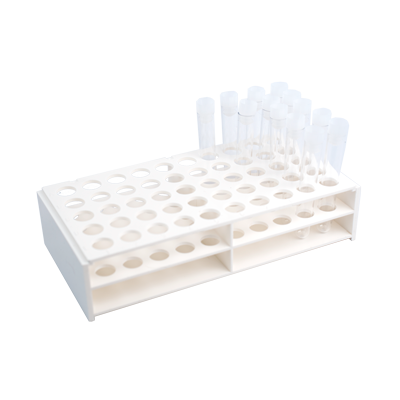 Test tube rack, holds 50 test tubes of with ⌀18mm